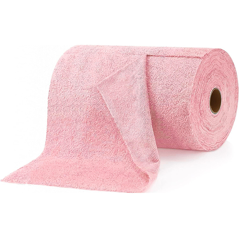 Perforated Warp-Knitted Microfiber Cleaning Cloth Roll