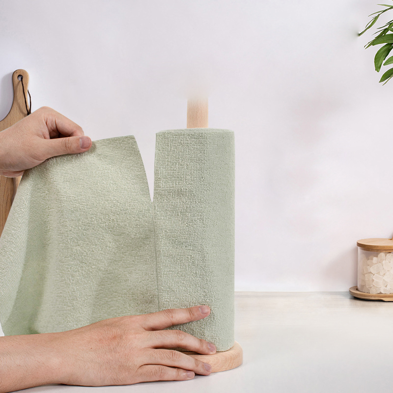 Perforated Warp-Knitted Microfiber Cleaning Cloth Roll — view 2