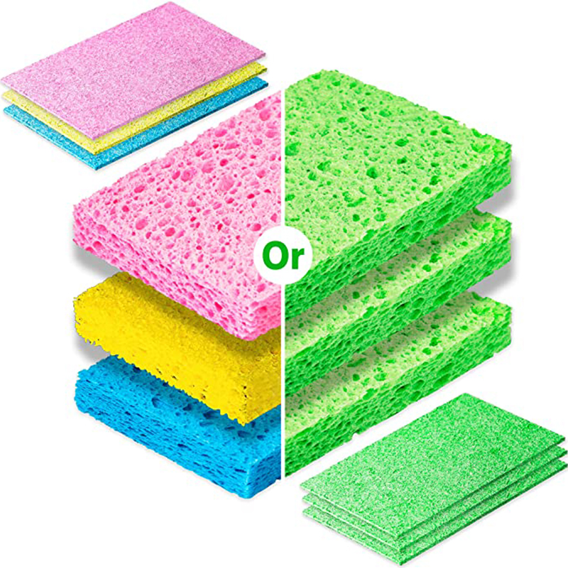 Biodegradable Multicolor Compressed Cellulose Sponge — view 3