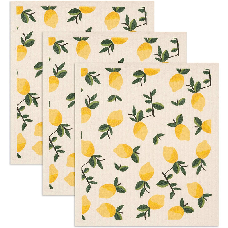 Printed Swedish Cellulose Sponge Cloths